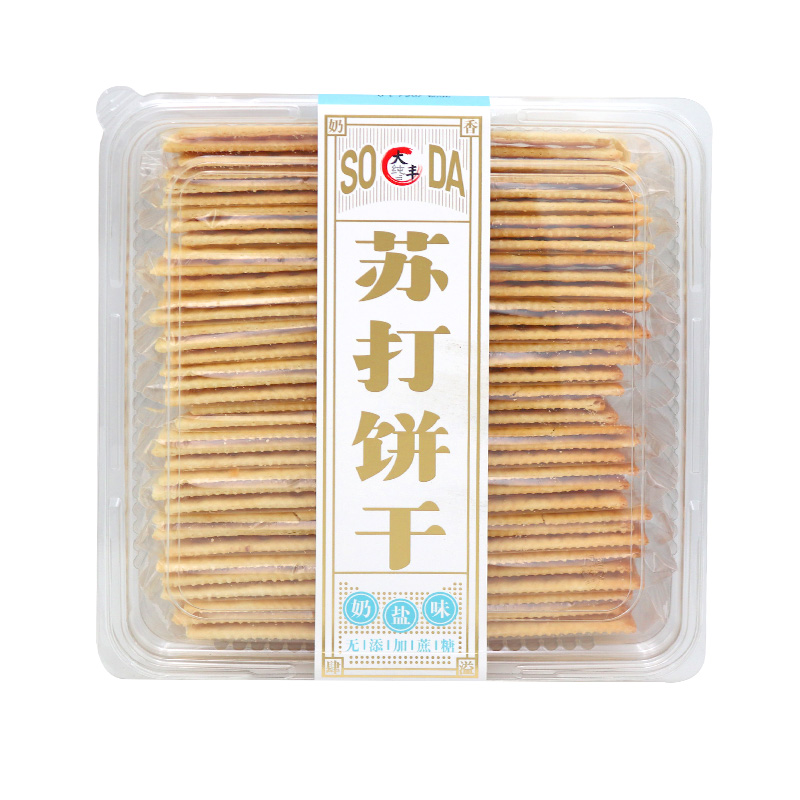 大丰苏打饼干400g盒装奶盐香葱味大纯丰食品早餐咸味薄脆小吃零食