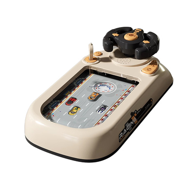 儿童赛车闯关游戏机大冒险避障玩具车轨道礼物男方向盘开车模拟