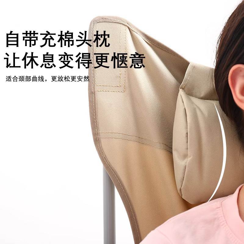 折叠躺椅办公室午休椅四档带钓鱼两用躺车载扶手脚椅子调节搁坐椅