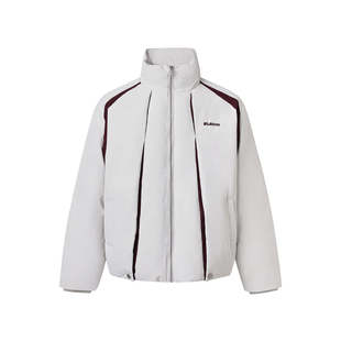 FORNINES三防撞色棉衣男女潮牌面包服冬季棉袄防寒服加厚美式外套