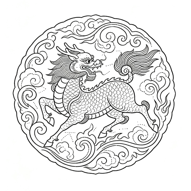 国风雅集新中式传统纹样水溶布A4