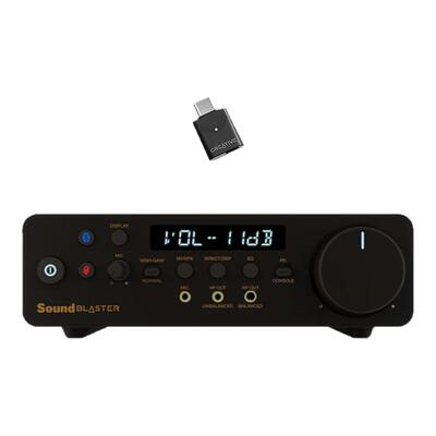 创新官配组合无线高清音频套装发烧级外置声卡高通无线发射适配器