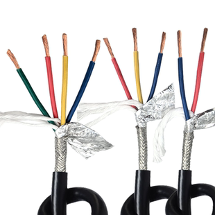 拖链屏蔽电缆TRVVP2 3 4 5 6 8 16芯0.15 0.2伺服电机 雕刻机电线