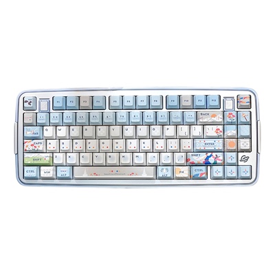 祈见圣山键帽PBT材质五面热升华DIY适配迈从K99V2 ACE68 WOOTING