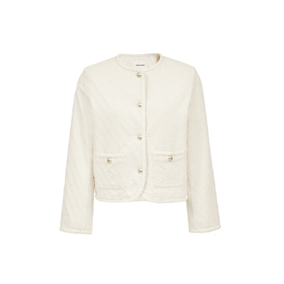 VeroModa金属色纽扣短外套