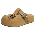 红蜻蜓厚底勃肯拖鞋女2026春季新款女鞋外穿增高百搭休闲半拖鞋子