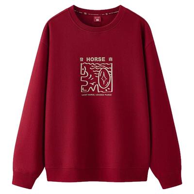 森马国博衍艺联名卫衣情侣上衣男