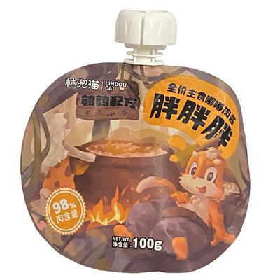 林兜猫主食嘟嘟酱100g包装