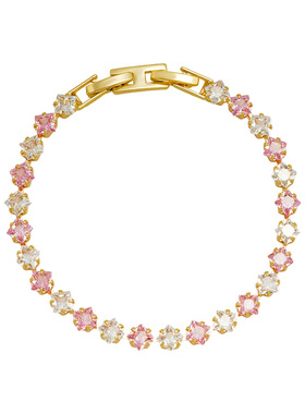 金色几何锆石手链款轻奢小众精致