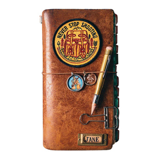 限量手帐本复古旅行笔记本手绘活页牛皮本子日记本记事本tn手账本