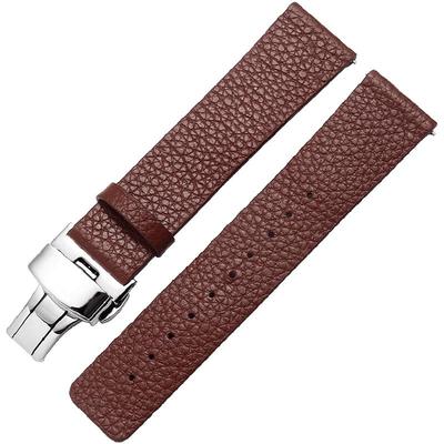 超薄柔软牛皮表带真皮男天王dw