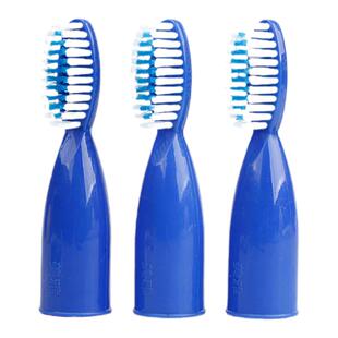 安全牙刷短柄软柄手指套拘留看守所犯人用精神科劳教用品监狱专用