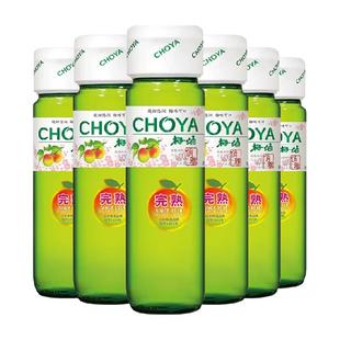 CHOYA/俏雅梅酒梅子酒820mlx6瓶青梅果酒 日式蝶矢夏日自制调酒