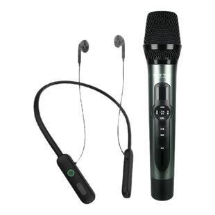 华艺之声WS05无线直播声卡唱歌套装金属话筒无线耳返听耳机声卡