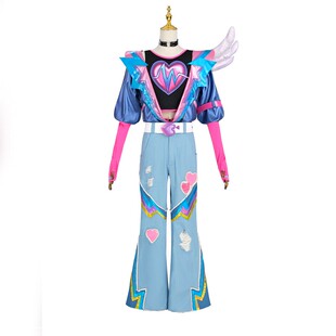 理想 lol英雄联盟cos服 情人节 ez 伊泽瑞尔 拉克丝cosplay服装女