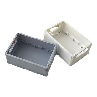 ins塑料桌面收纳盒卧室折叠学生收纳篮办公室桌上杂物首饰盒小号