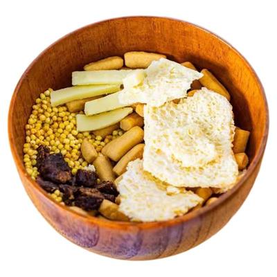 蒙古早茶组合包165g内蒙特产果条奶茶粉炒米奶皮奶豆腐牛肉干冲饮