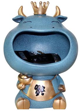 玄关钥匙收纳摆件现代轻奢装饰品