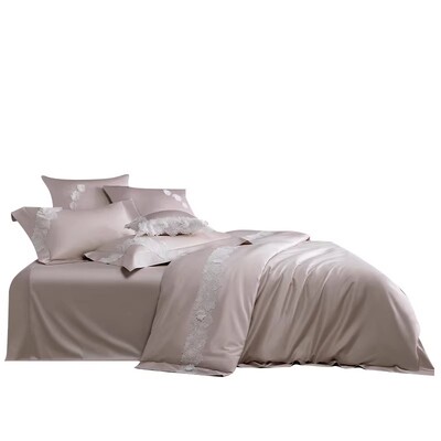 irisette德国高奢140支长绒棉蕾丝四件套法式高级感亲肤床单床笠