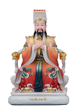 玉皇大帝王母娘娘汉白玉神像家用奉供高档摆件西王母娘娘玉帝佛像