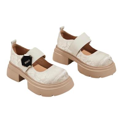 星期六厚底玛丽珍乐福鞋女百搭