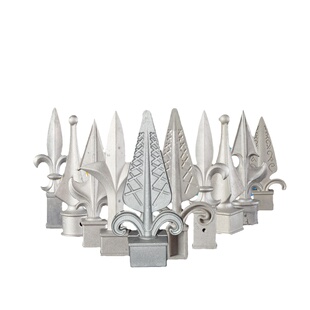 铁艺枪尖栅栏装饰矛头围栏标头护栏装饰物冲压铁矛头枪头柱头盖帽