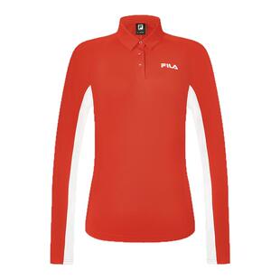 Fila/斐乐中国国家射箭队比赛服设计款女子长袖POLO衫A11W431208F