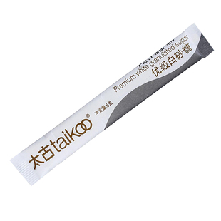 太古白砂糖条 条状咖啡调糖包 条形咖啡条糖白糖包伴侣 5gX100条