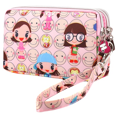 2025新款零钱包三层拉链手拿包