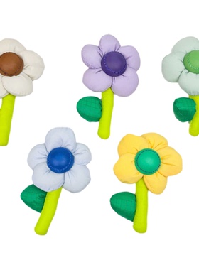 花朵胸针布艺充棉五瓣花胸针辅料