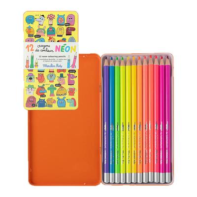 法国moulinroty儿童彩色绘画铅笔