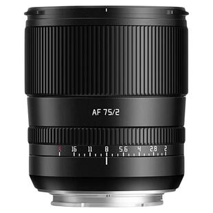 铭匠75mm F2全画幅自动人像定焦镜头适用松下S9富士XT50索尼A7CR2
