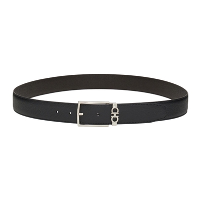 FERRAGAMO男士牛皮双面皮带