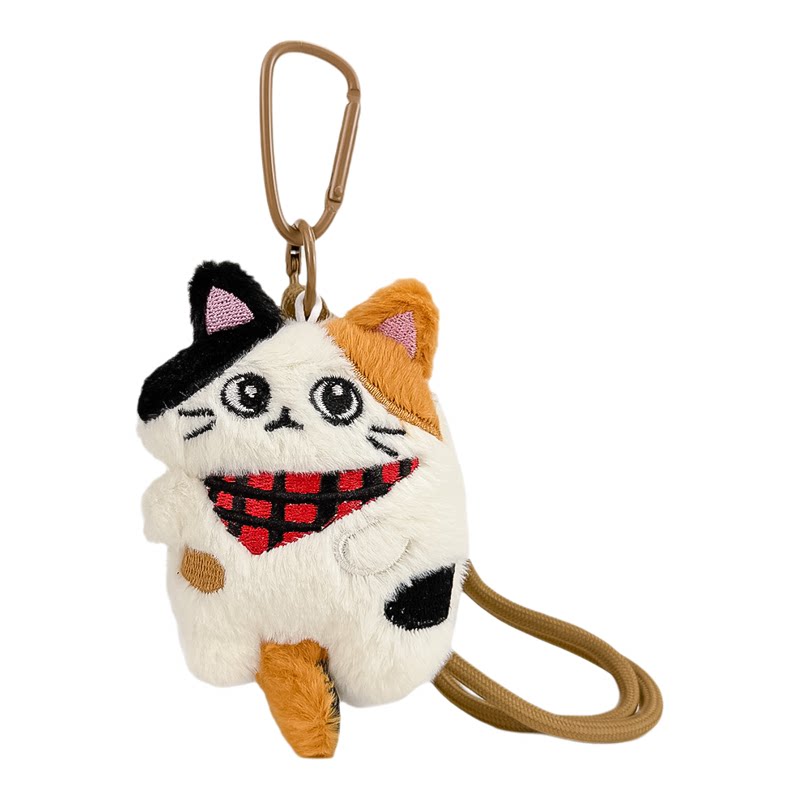 可爱三花猫挂件小玩偶包包挂饰