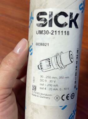 议价SICK西克UM30-211118超声波传感器，适用