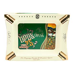 Habanos哈伯纳斯雪茄专用烟灰缸单人位陶瓷乌普曼大师特立尼达3T