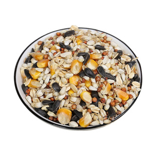 鹦鹉零食玄凤虎皮牡丹饲料鸟食五谷粮自配小黑瓜子高粱燕麦片用品