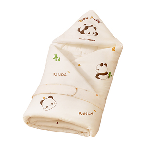 包被包单初生新生婴儿四季抱被表纯棉a类必备用品产房待产秋冬款