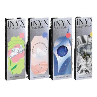 花色上新！INYX小银盒系列美瞳日抛10片盖娅褐棕无梦白昼深瞳
