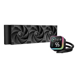九州风神冰翼LQ360ULTRA水冷CPU散热器点阵屏数显主机散热风扇