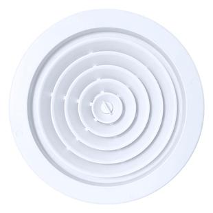 塑料ABS圆形风口散流器出风口中央空调出风通风口自动旋转排风口