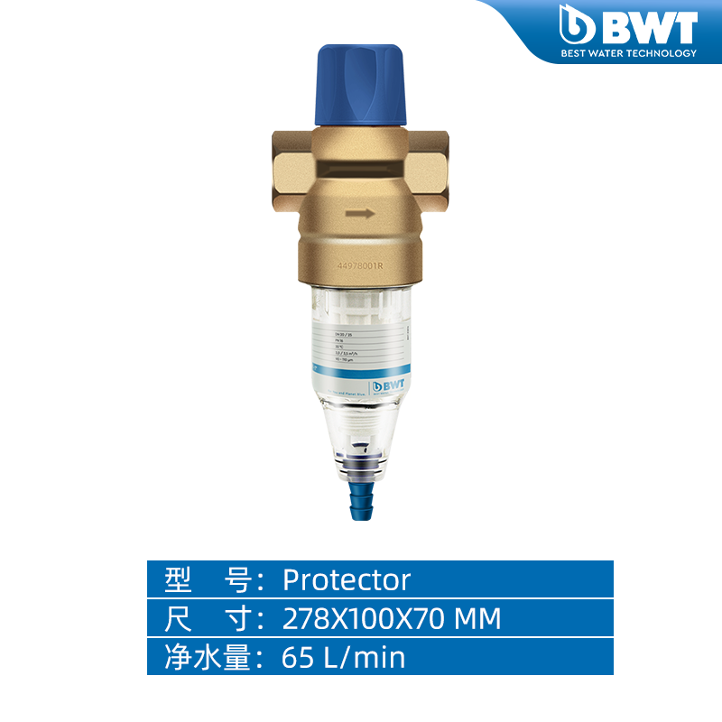 BWT倍世进口高端入户前置过滤器家用反冲洗净水器自来水净水机