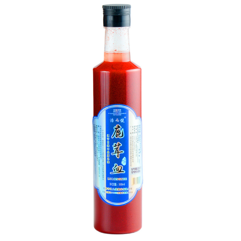 东北吉林梅花鹿纯鹿茸血泡酒正品男士滋补养生新鲜鹿茸血酒男用