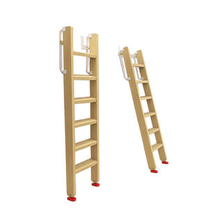 垂直收纳梯子滑轨梯上下铺收纳梯宿舍上下床爬梯家用实木楼梯定制