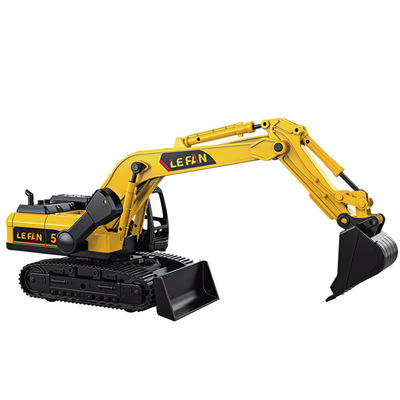 大号工程车男惯性挖掘机玩具车