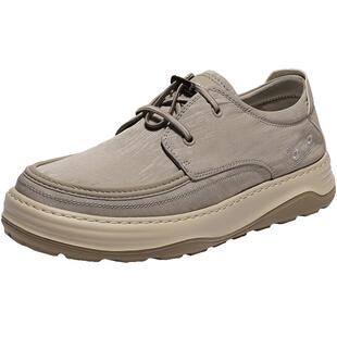 百丽透气休闲布鞋男鞋夏季新款抽带款潮搭舒适爸爸鞋A1903BM5