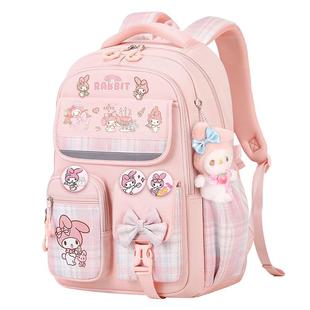 书包女小学生一二三四五六年级女生可爱儿童大容量轻便减负双肩包