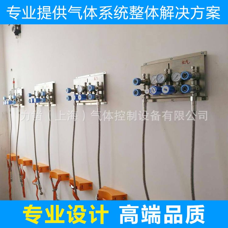 FEDICO双侧式双极中等流量自动切换汇流排 多路集中供气 控制面板