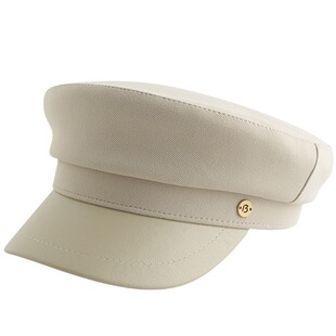 FiveMango平顶jun帽八角帽男女英伦画家贝雷pu报童帽秋冬复古潮人