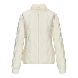 HLA/海澜之家保暖羽绒服25秋冬新款远红外棒球领利落休闲外套女装